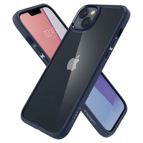 Etui Spigen Ultra Hybrid na iPhone 14 Plus - niebieskie Etui Spigen Ultra Hybrid na iPhone 14 Plus - niebieskie