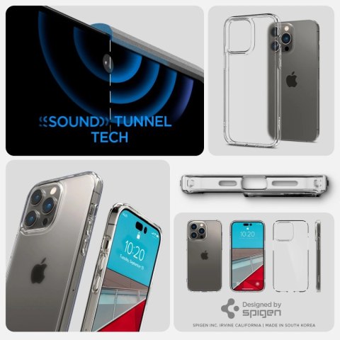 Etui Spigen Ultra Hybrid na iPhone 14 Pro - matowo-przezroczyste Etui Spigen Ultra Hybrid na iPhone 14 Pro - matowo-przezroczyste