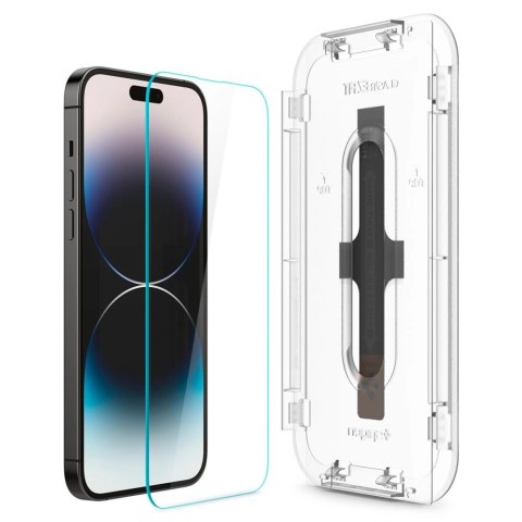 Szkło hartowane Spigen Glas.tR EZ Fit na iPhone 14 Pro - 2 szt. Szkło hartowane Spigen Glas.tR EZ Fit na iPhone 14 Pro - 2 szt.