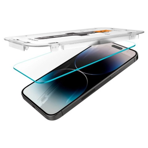 Szkło hartowane Spigen Glas.tR EZ Fit na iPhone 14 Pro - 2 szt. Szkło hartowane Spigen Glas.tR EZ Fit na iPhone 14 Pro - 2 szt.