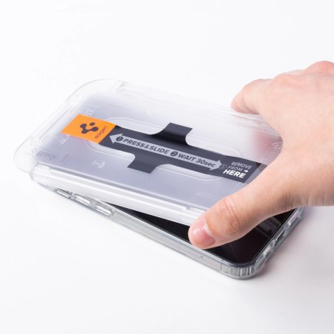 Szkło hartowane Spigen Glas.tR EZ Fit na iPhone 14 Pro - 2 szt. Szkło hartowane Spigen Glas.tR EZ Fit na iPhone 14 Pro - 2 szt.