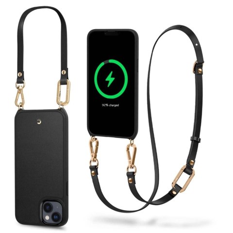 Etui Spigen Cyrill Classic Charm Mag z MagSafe na iPhone 14 Plus - czarne Etui Spigen Cyrill Classic Charm Mag z MagSafe na iPhone 14 Plus - czarne