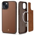 Etui Spigen Cyrill Kajuk Mag z MagSafe na iPhone 14 Plus - brązowe Etui Spigen Cyrill Kajuk Mag z MagSafe na iPhone 14 Plus - brązowe