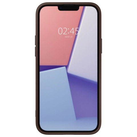 Etui Spigen Cyrill Kajuk Mag z MagSafe na iPhone 14 Plus - brązowe Etui Spigen Cyrill Kajuk Mag z MagSafe na iPhone 14 Plus - brązowe