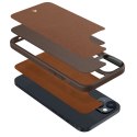 Etui Spigen Cyrill Kajuk Mag z MagSafe na iPhone 14 Plus - brązowe Etui Spigen Cyrill Kajuk Mag z MagSafe na iPhone 14 Plus - brązowe
