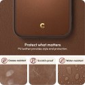 Etui Spigen Cyrill Kajuk Mag z MagSafe na iPhone 14 Plus - brązowe Etui Spigen Cyrill Kajuk Mag z MagSafe na iPhone 14 Plus - brązowe