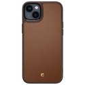 Etui Spigen Cyrill Kajuk Mag z MagSafe na iPhone 14 Plus - brązowe Etui Spigen Cyrill Kajuk Mag z MagSafe na iPhone 14 Plus - brązowe