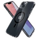 Etui Spigen Ultra Hybrid Mag z MagSafe na iPhone 14 Plus - przezroczysto-czarne