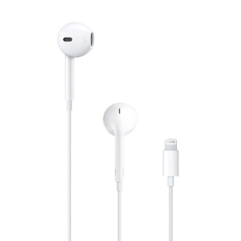 Apple EarPods słuchawki douszne z końcówką Lightning do iPhone białe (EU Blister)(MMTN2ZM/A) Apple EarPods słuchawki douszne z końcówką Lightning do iPhone białe (EU Blister)(MMTN2ZM/A)