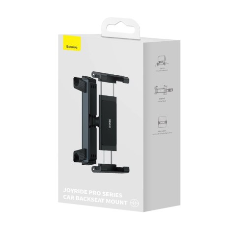 Baseus JoyRide Pro uchwyt samochodowy do telefonu/tabletu na zagłówek czarny Baseus JoyRide Pro uchwyt samochodowy do telefonu/tabletu na zagłówek czarny