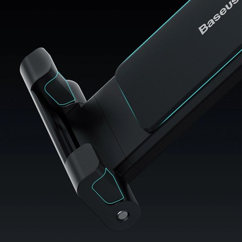 Baseus JoyRide Pro uchwyt samochodowy do telefonu/tabletu na zagłówek czarny Baseus JoyRide Pro uchwyt samochodowy do telefonu/tabletu na zagłówek czarny