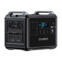 Choetech przenośna stacja zasilania LiFePO4 1997Wh 2000W powerbank czarny (BS006 Super Mini)