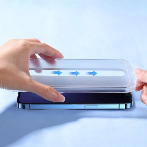 Joyroom Easy Fit szkło hartowane Full Screen ze stelażem montażowym do iPhone 14 Plus (6,7") (JR-DH11) Joyroom Easy Fit szkło hartowane Full Screen ze stelażem montażowym do iPhone 14 Plus (6,7") (JR-DH11)
