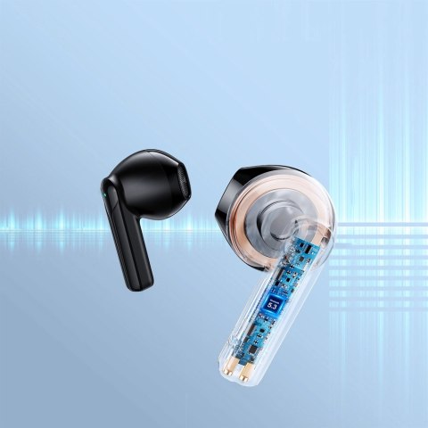 Joyroom słuchawki TWS bezprzewodowe ENC wodoodporne IPX4 Bluetooth 5.3 czarny (JR-TL11) Joyroom słuchawki TWS bezprzewodowe ENC wodoodporne IPX4 Bluetooth 5.3 czarny (JR-TL11)