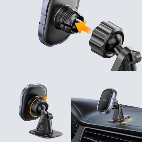Joyroom uchwyt magnetyczny do telefonu na deskę rozdzielczą szary (JR-ZS311) Joyroom uchwyt magnetyczny do telefonu na deskę rozdzielczą szary (JR-ZS311)