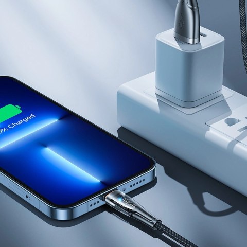 Kabel Joyroom Star-Cloud Series A3 USB-A / Lightning 2.4A 1.2m z inteligentnym wyłącznikiem - czarny Kabel Joyroom Star-Cloud Series A3 USB-A / Lightning 2.4A 1.2m z inteligentnym wyłącznikiem - czarny