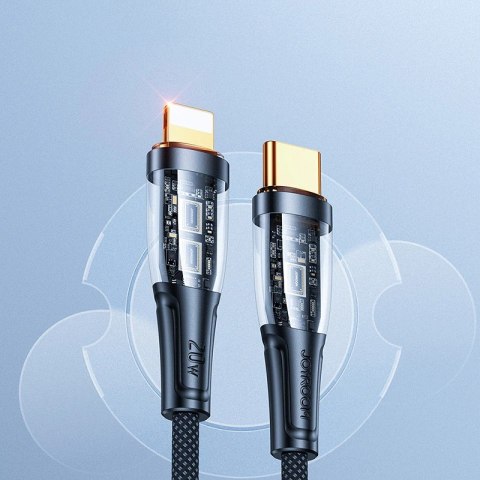 Kabel Joyroom Star-Cloud Series A3 USB-C / Lightning 20W 1.2m z inteligentnym wyłącznikiem - czarny Kabel Joyroom Star-Cloud Series A3 USB-C / Lightning 20W 1.2m z inteligentnym wyłącznikiem - czarny