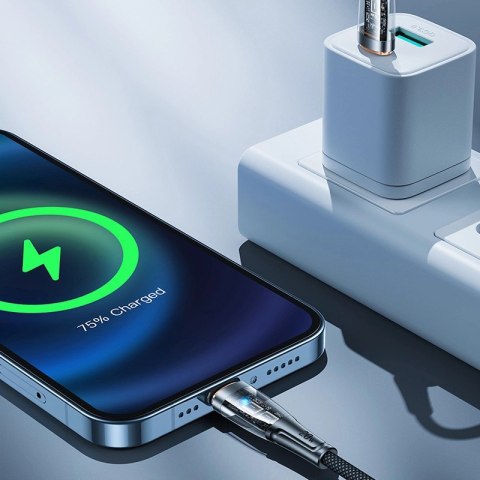 Kabel Joyroom Star-Cloud Series A3 USB-C / Lightning 20W 1.2m z inteligentnym wyłącznikiem - czarny Kabel Joyroom Star-Cloud Series A3 USB-C / Lightning 20W 1.2m z inteligentnym wyłącznikiem - czarny