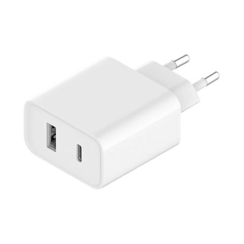 Ładowarka sieciowa Xiaomi Travel Charger Combo BHR4996GL USB-A / USB-C 33W PD - biała Ładowarka sieciowa Xiaomi Travel Charger Combo BHR4996GL USB-A / USB-C 33W PD - biała