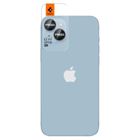 Osłona aparatu Spigen Glas.tR EZ Fit Optik Camera Protector na iPhone 14 / Plus / 15 / Plus - czarna 2 szt. Osłona aparatu Spigen Glas.tR EZ Fit Optik Camera Protector na iPhone 14 / Plus / 15 / Plus - czarna 2 szt.