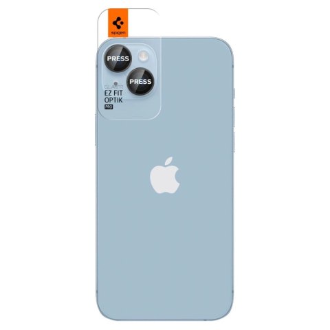 Osłona aparatu Spigen Glas.tR EZ Fit Optik Camera Protector na iPhone 14 / Plus / 15 / Plus - czarna 2 szt. Osłona aparatu Spigen Glas.tR EZ Fit Optik Camera Protector na iPhone 14 / Plus / 15 / Plus - czarna 2 szt.