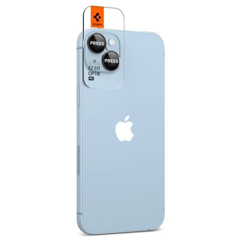 Osłona aparatu Spigen Glas.tR EZ Fit Optik Camera Protector na iPhone 14 / Plus / 15 / Plus - czarna 2 szt. Osłona aparatu Spigen Glas.tR EZ Fit Optik Camera Protector na iPhone 14 / Plus / 15 / Plus - czarna 2 szt.