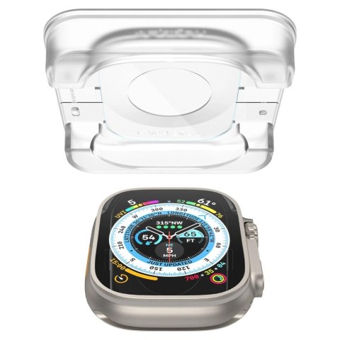 Szkło hartowane Spigen Glas.tR EZ Fit na Apple Watch Ultra (49 mm) - 2 szt. Szkło hartowane Spigen Glas.tR EZ Fit na Apple Watch Ultra (49 mm) - 2 szt.
