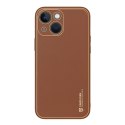 Dux Ducis Yolo etui iPhone 14 Plus elegancki pokrowiec ze skóry ekologicznej brązowy Dux Ducis Yolo etui iPhone 14 Plus elegancki pokrowiec ze skóry ekologicznej brązowy