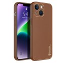 Dux Ducis Yolo etui iPhone 14 Plus elegancki pokrowiec ze skóry ekologicznej brązowy Dux Ducis Yolo etui iPhone 14 Plus elegancki pokrowiec ze skóry ekologicznej brązowy