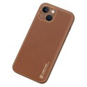 Dux Ducis Yolo etui iPhone 14 Plus elegancki pokrowiec ze skóry ekologicznej brązowy Dux Ducis Yolo etui iPhone 14 Plus elegancki pokrowiec ze skóry ekologicznej brązowy