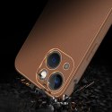 Dux Ducis Yolo etui iPhone 14 Plus elegancki pokrowiec ze skóry ekologicznej brązowy Dux Ducis Yolo etui iPhone 14 Plus elegancki pokrowiec ze skóry ekologicznej brązowy