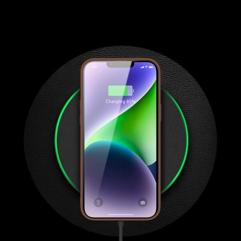 Dux Ducis Yolo etui iPhone 14 Plus elegancki pokrowiec ze skóry ekologicznej brązowy Dux Ducis Yolo etui iPhone 14 Plus elegancki pokrowiec ze skóry ekologicznej brązowy