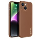 Dux Ducis Yolo etui iPhone 14 elegancki pokrowiec ze skóry ekologicznej brązowy Dux Ducis Yolo etui iPhone 14 elegancki pokrowiec ze skóry ekologicznej brązowy