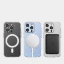 Etui magnetyczne Clear Magnetic Case z MagSafe do iPhone 14 Pro ze srebrnym ringiem - przezroczyste
