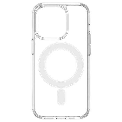Etui magnetyczne Clear Magnetic Case z MagSafe do iPhone 14 Pro ze srebrnym ringiem - przezroczyste Etui magnetyczne Clear Magnetic Case z MagSafe do iPhone 14 Pro ze srebrnym ringiem - przezroczyste