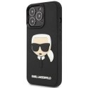 Etui Karl Lagerfeld 3D Rubber Karl's Head na iPhone 14 Pro - czarne Etui Karl Lagerfeld 3D Rubber Karl's Head na iPhone 14 Pro - czarne
