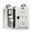 Etui Karl Lagerfeld 3D Rubber Karl's Head na iPhone 14 Pro - czarne Etui Karl Lagerfeld 3D Rubber Karl's Head na iPhone 14 Pro - czarne