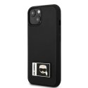 Etui Karl Lagerfeld Ikonik Patch na iPhone 13 mini - czarne Etui Karl Lagerfeld Ikonik Patch na iPhone 13 mini - czarne