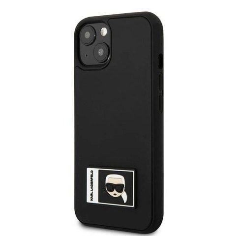 Etui Karl Lagerfeld Ikonik Patch na iPhone 13 mini - czarne Etui Karl Lagerfeld Ikonik Patch na iPhone 13 mini - czarne