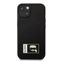 Etui Karl Lagerfeld Ikonik Patch na iPhone 13 mini - czarne Etui Karl Lagerfeld Ikonik Patch na iPhone 13 mini - czarne