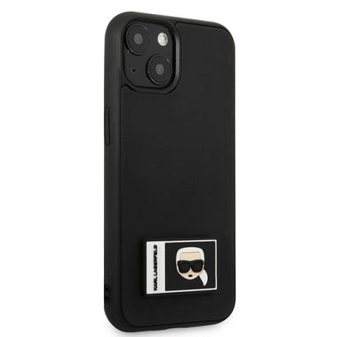 Etui Karl Lagerfeld Ikonik Patch na iPhone 13 mini - czarne Etui Karl Lagerfeld Ikonik Patch na iPhone 13 mini - czarne