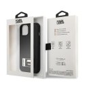 Etui Karl Lagerfeld Ikonik Patch na iPhone 13 mini - czarne Etui Karl Lagerfeld Ikonik Patch na iPhone 13 mini - czarne