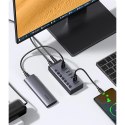 Ugreen wielofunkcyjny HUB 7w1 USB Typ C - 7x USB Typ A 3.0 PD DC 12V szary (CM481) Ugreen wielofunkcyjny HUB 7w1 USB Typ C - 7x USB Typ A 3.0 PD DC 12V szary (CM481)