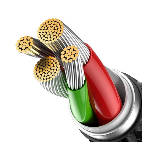 Baseus Glimmer Series kabel USB-A - Lightning 480Mb/s 2.4A 2m czarny Baseus Glimmer Series kabel USB-A - Lightning 480Mb/s 2.4A 2m czarny