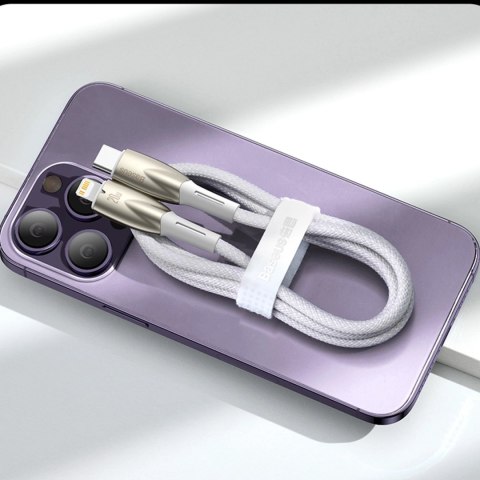 Baseus Glimmer Series kabel do szybkiego ładowania USB-A - USB-C 100W 480Mb/s 1m czarny Baseus Glimmer Series kabel do szybkiego ładowania USB-A - USB-C 100W 480Mb/s 1m czarny
