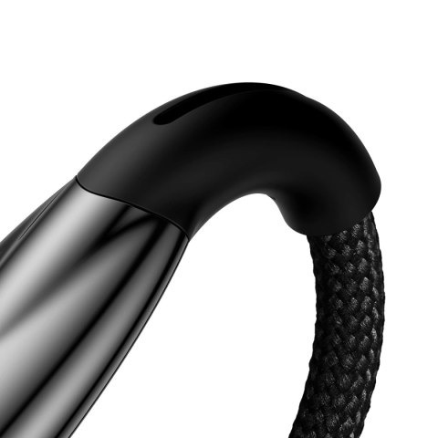 Baseus Glimmer Series kabel do szybkiego ładowania USB-C 480Mb/s PD 100W 2m czarny Baseus Glimmer Series kabel do szybkiego ładowania USB-C 480Mb/s PD 100W 2m czarny