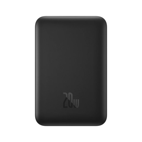 Baseus Magnetic Mini powerbank z ładowaniem indukcyjnym MagSafe 15W / szybkie ładowanie PD QC 20W 10000mAh czarny (Overseas Edit Baseus Magnetic Mini powerbank z ładowaniem indukcyjnym MagSafe 15W / szybkie ładowanie PD QC 20W 10000mAh czarny (Overseas Edit