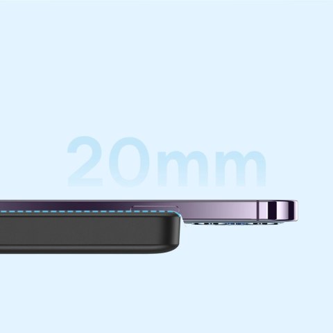 Baseus Magnetic Mini powerbank z ładowaniem indukcyjnym MagSafe 15W / szybkie ładowanie PD QC 20W 10000mAh czarny (Overseas Edit Baseus Magnetic Mini powerbank z ładowaniem indukcyjnym MagSafe 15W / szybkie ładowanie PD QC 20W 10000mAh czarny (Overseas Edit