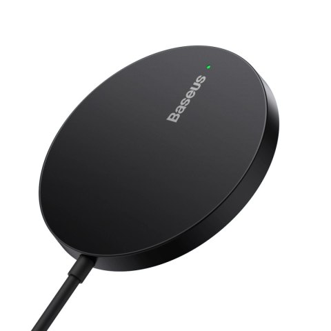 Baseus Simple Mini3 ładowarka indukcyjna MagSafe 15W czarny Baseus Simple Mini3 ładowarka indukcyjna MagSafe 15W czarny
