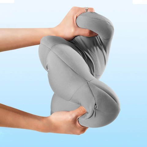 Poduszka lędźwiowa do samochodu Baseus ComfortRide - szara Poduszka lędźwiowa do samochodu Baseus ComfortRide - szara
